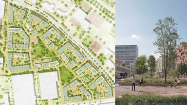 D.STRICT Mixed-Use Quartier in Düsseldorf Flingern. - © Swiss Life Asset Managers Deutschland