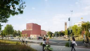 Urbaner Stadtbaustein Pulsar in Düsseldorf-Mörsenbroich - © HPP Architekten / Atenor Deutschland GmbH