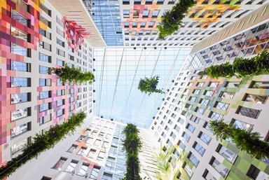 ONE METRO CAMPUS DÜSSELDORF, METRO AG ATRIUM - © METRO PROPERTIES Holding GmbH