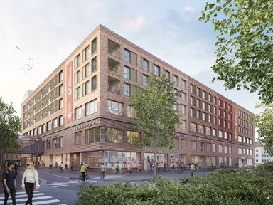 Quartier Wandsbek Markt, Visualisierung - © UNION Investment Real Estate GmbH, Sichtvision