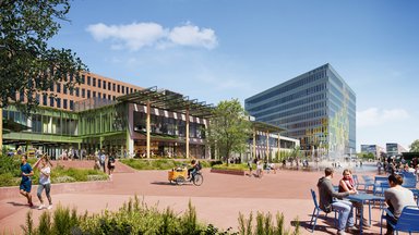 ONE METRO CAMPUS DÜSSELDORF - CORPORATE HEADQUARTERS & GASTRONOMIE. ZWEITER BAUABSCHNITT - © METRO PROPERTIES Holding GmbH