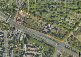 Der Lageplan zum Areal "Nördlich Werstener Straße" ,(c)Landeshauptstadt Düsseldorf