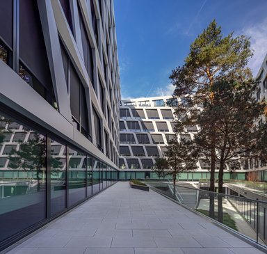 ONE PLAZA Düsseldorf - © HPP Architekten / MOMENI Gruppe, Foto: Ralph Richter