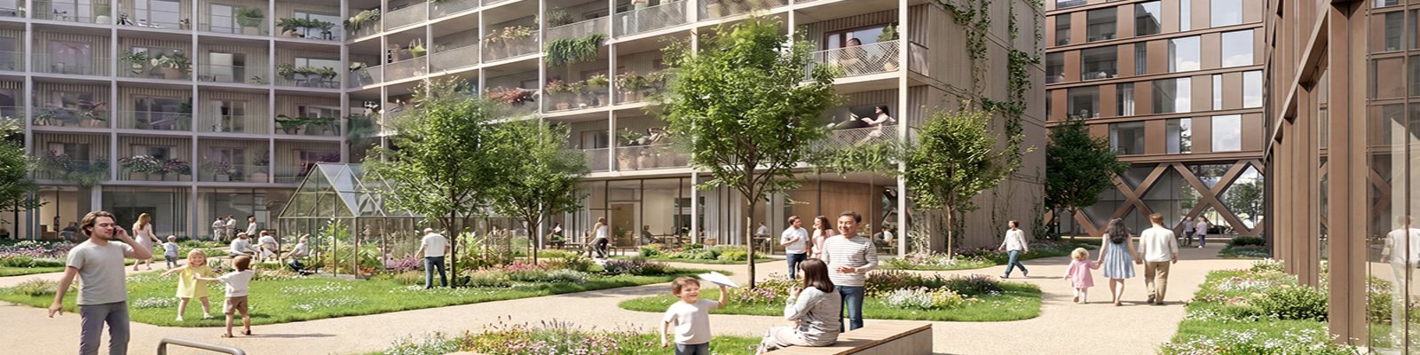 Nordsternquartier | © Entwurf und Visualisierung: RKW Architektur +