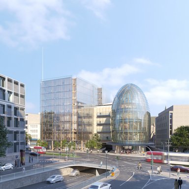 Ansicht Cäcilienstraße - © Renzo Piano Building Workshop