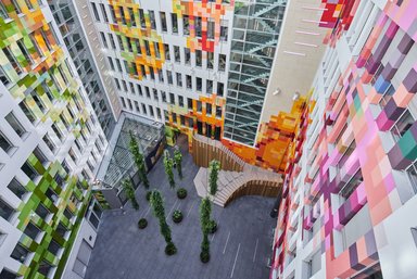 ONE METRO CAMPUS DÜSSELDORF, METRO AG ATRIUM - © METRO PROPERTIES Holding GmbH