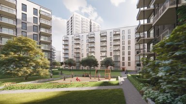 Central Living Düsseldorf Visualisierung - © Catella Project Management