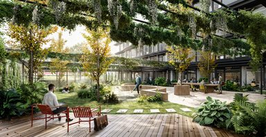 Arbeit und Leben harmonieren mit der Natur, um die kreative Energie zu fördern. Alles ist darauf ausgerichtet, ein Gleichgewicht zu schaffen und Inspiration zu entfalten. - © Moka Studio