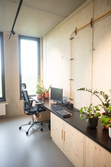 Nachhaltiger Ausbau Showroom Tholl Consulting am Euref Campus Düsseldorf - © Tholl GmbH