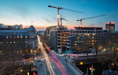 Baustelle bei Nacht - © Lupp