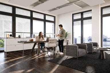 The Five, Düsseldorf, Visualisierung Büroflächen - © bema group, A /.T E C T U R E