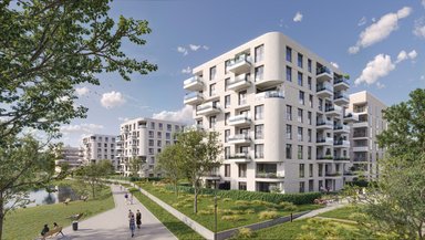 PANDION Albertussee / Heerdterhof-Garten,  Architektur: HPP Architekten / Hadi Teherani Architects - © PANDION AG / HHVision