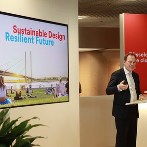 Präsentation am zweiten Messetag auf der MIPIM in Cannes  © Landeshauptstadt Düsseldorf 